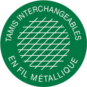 Tamis interchangeables en fil métallique